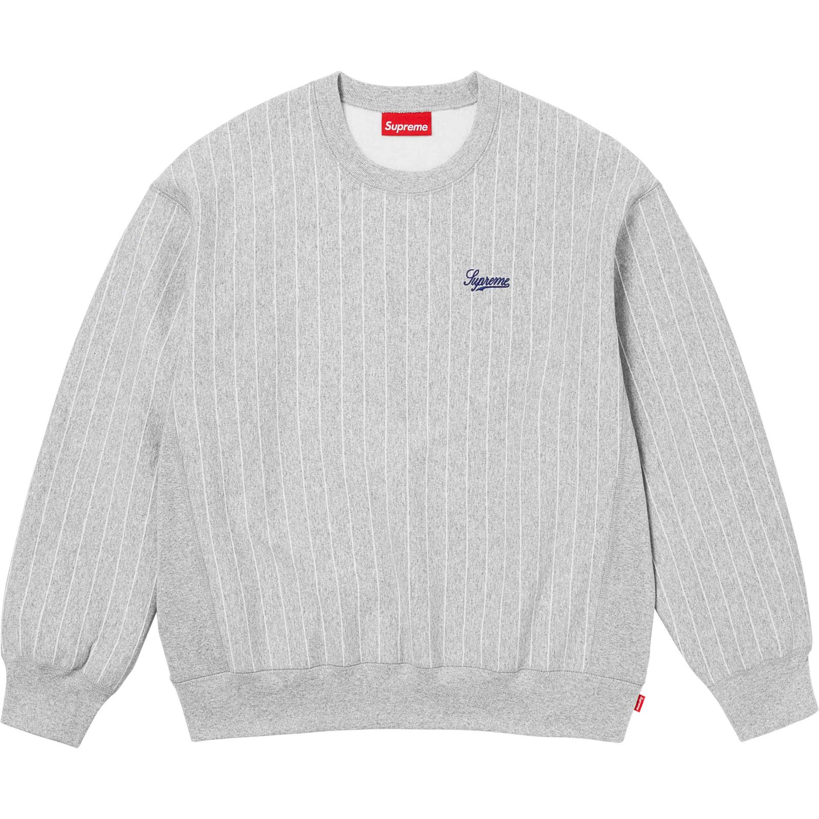 Pinstripe Crewneck