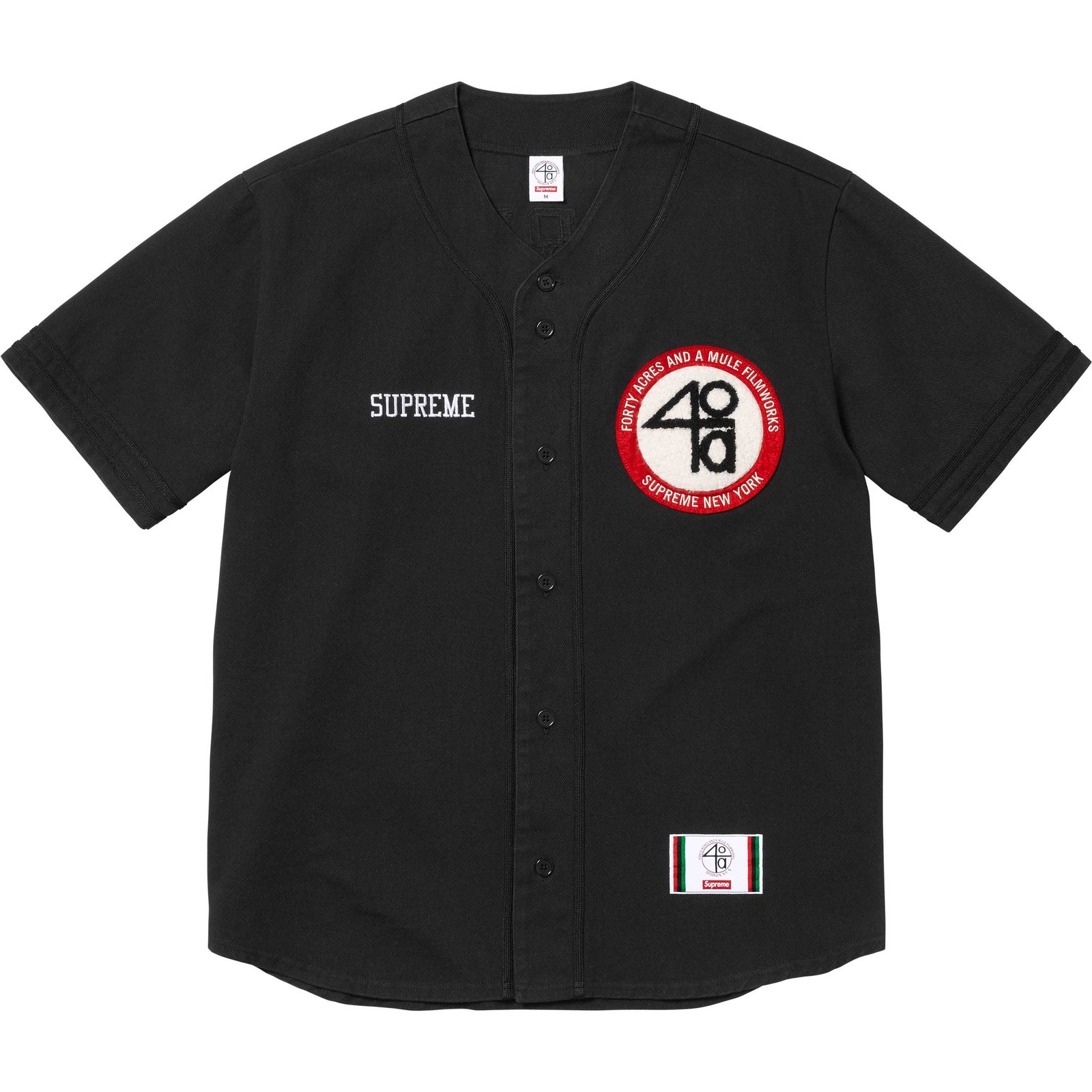 Supreme/40 Acres Twill Baseball Jersey