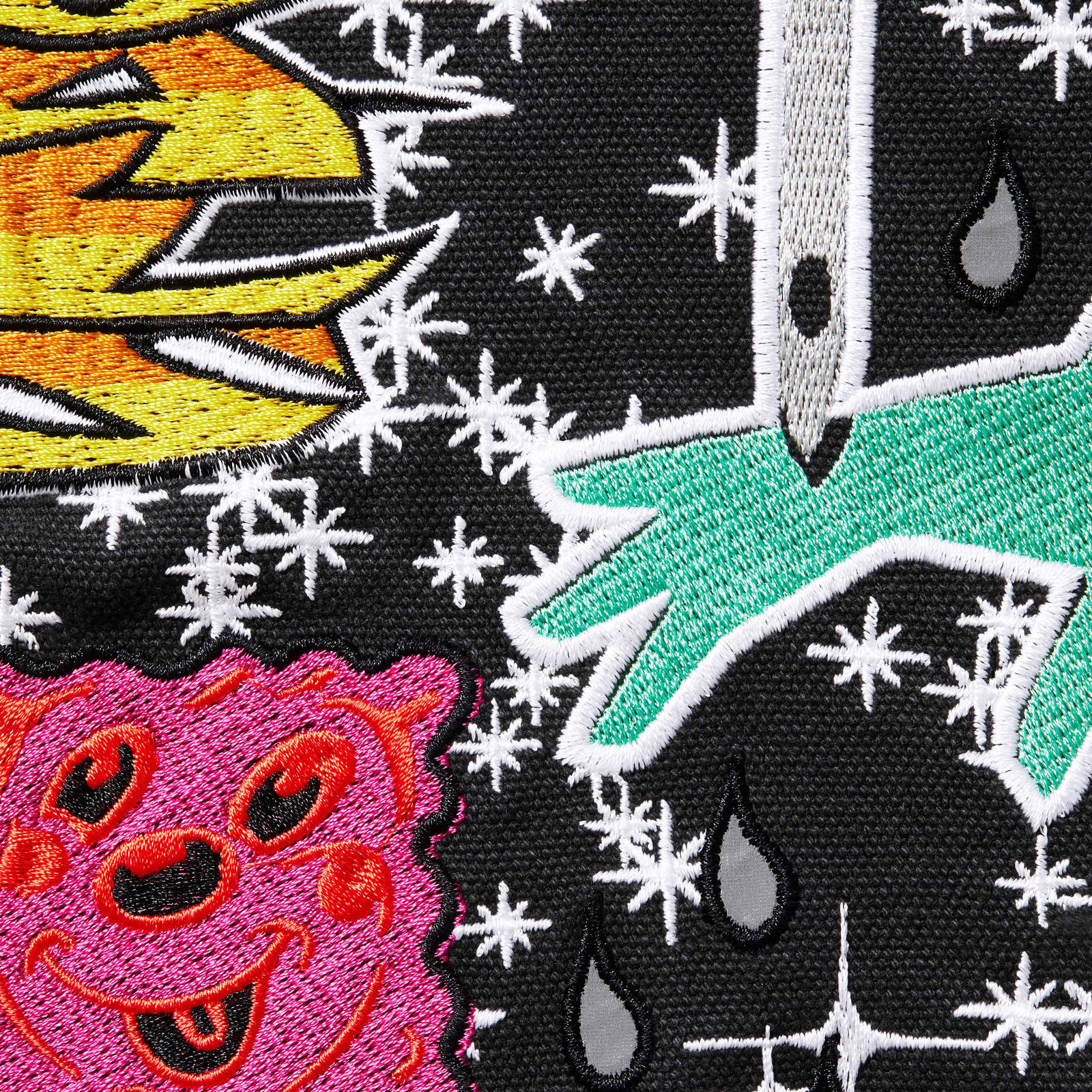 AOI Embroidered Hooded Work Jacket
