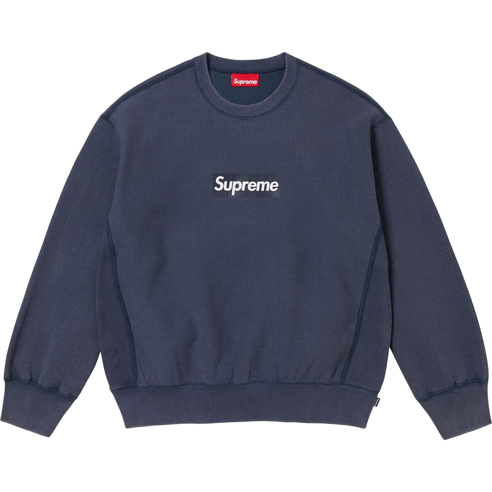 Washed Box Logo Crewneck