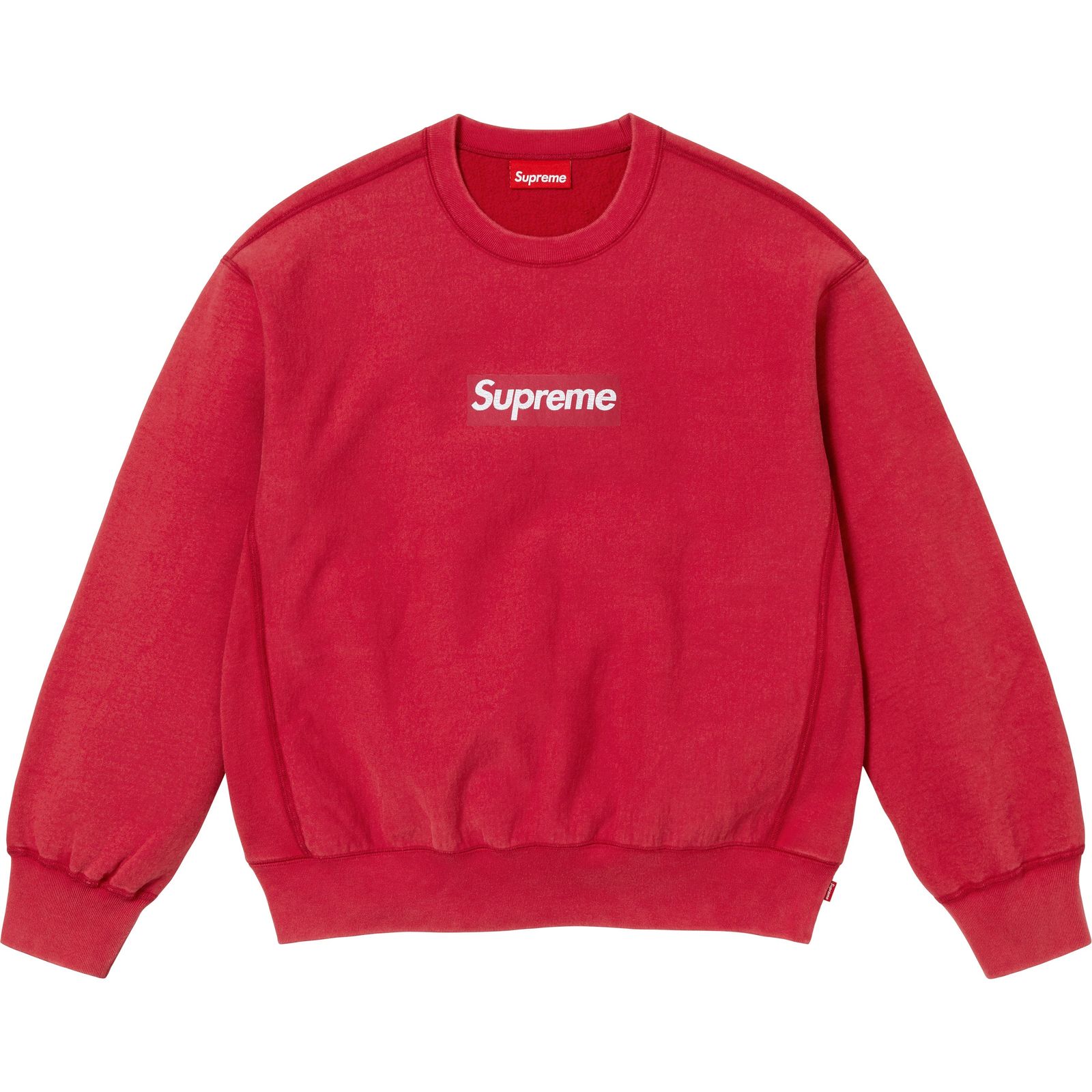 Washed Box Logo Crewneck