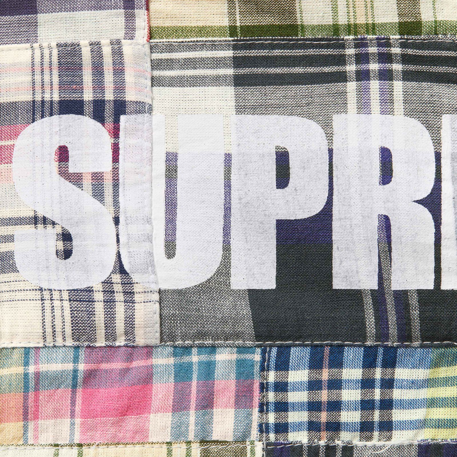 Supreme®/GOODENOUGH Patchwork Madras S/S Shirt