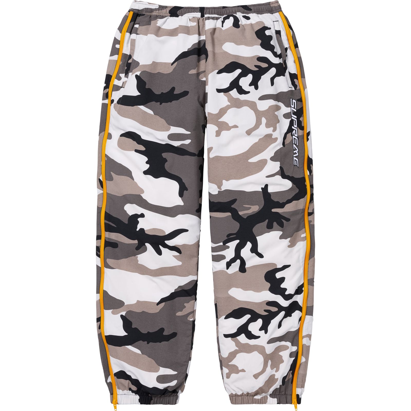 Contrast Zip Warm Up Pant