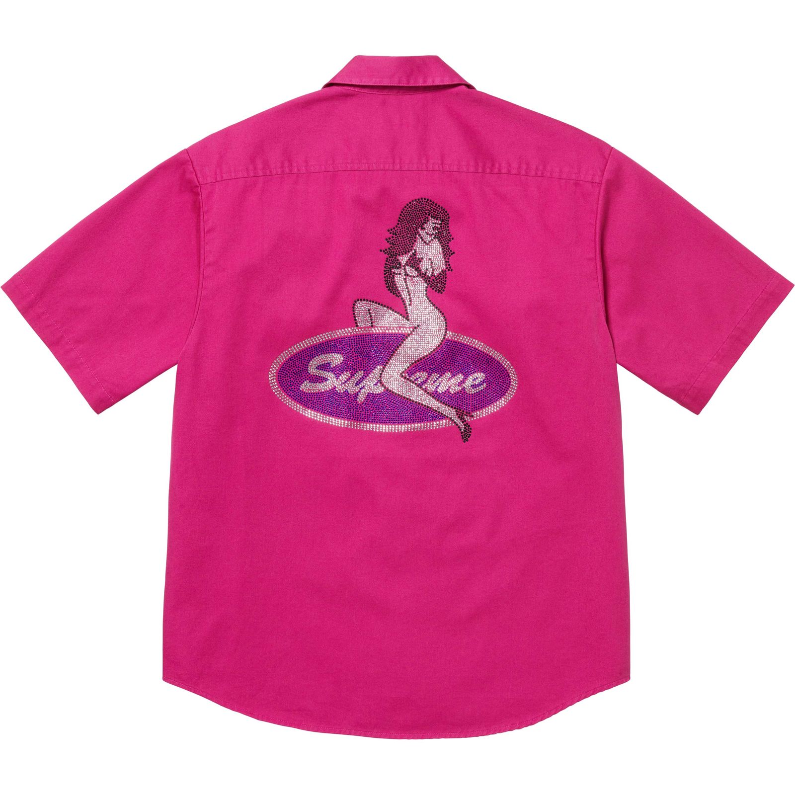 Rhinestone Pin Up S/S Work Shirt