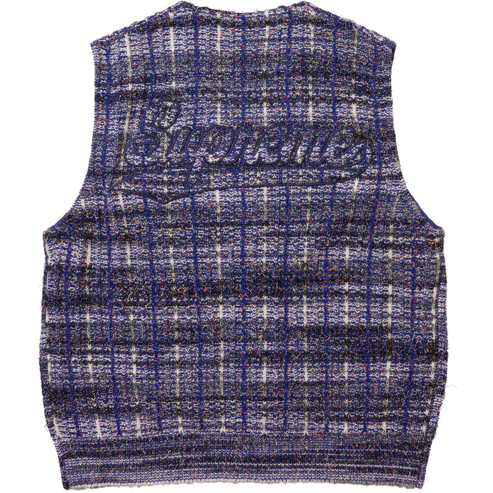 Speckled Zip Up Sweater Vest
