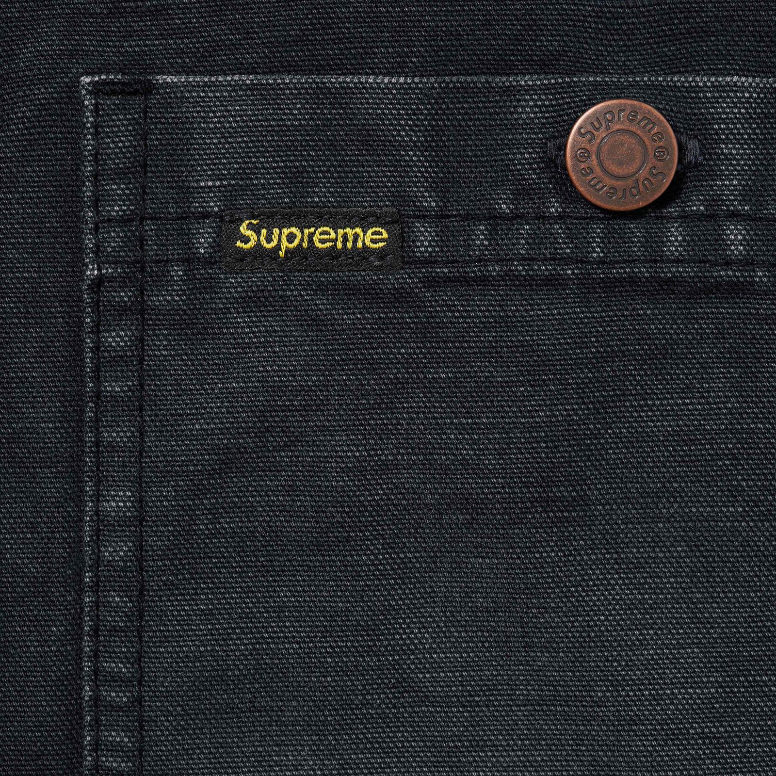 Worn Hooded Chore Coat