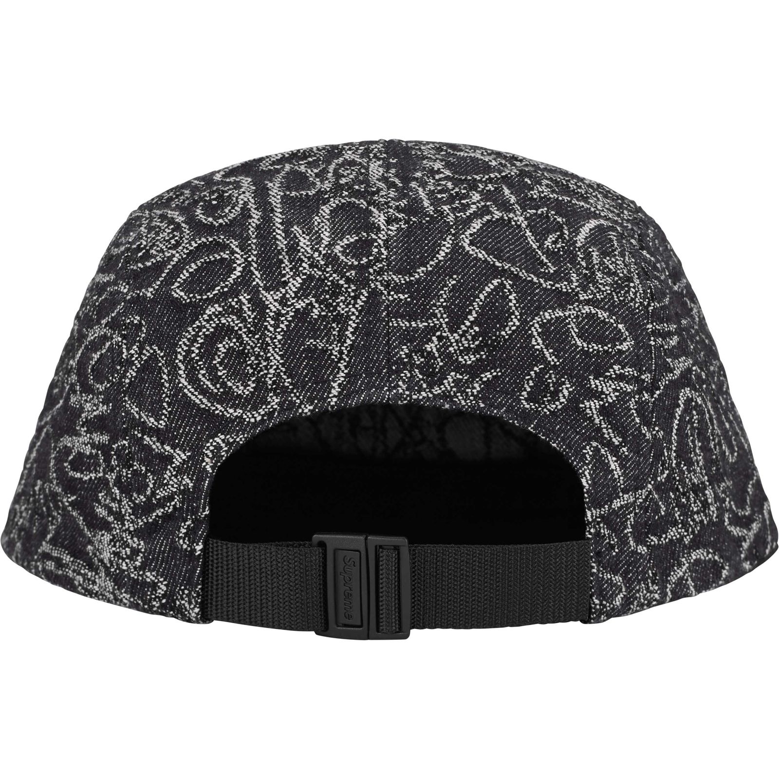 Handwriting Denim Camp Cap