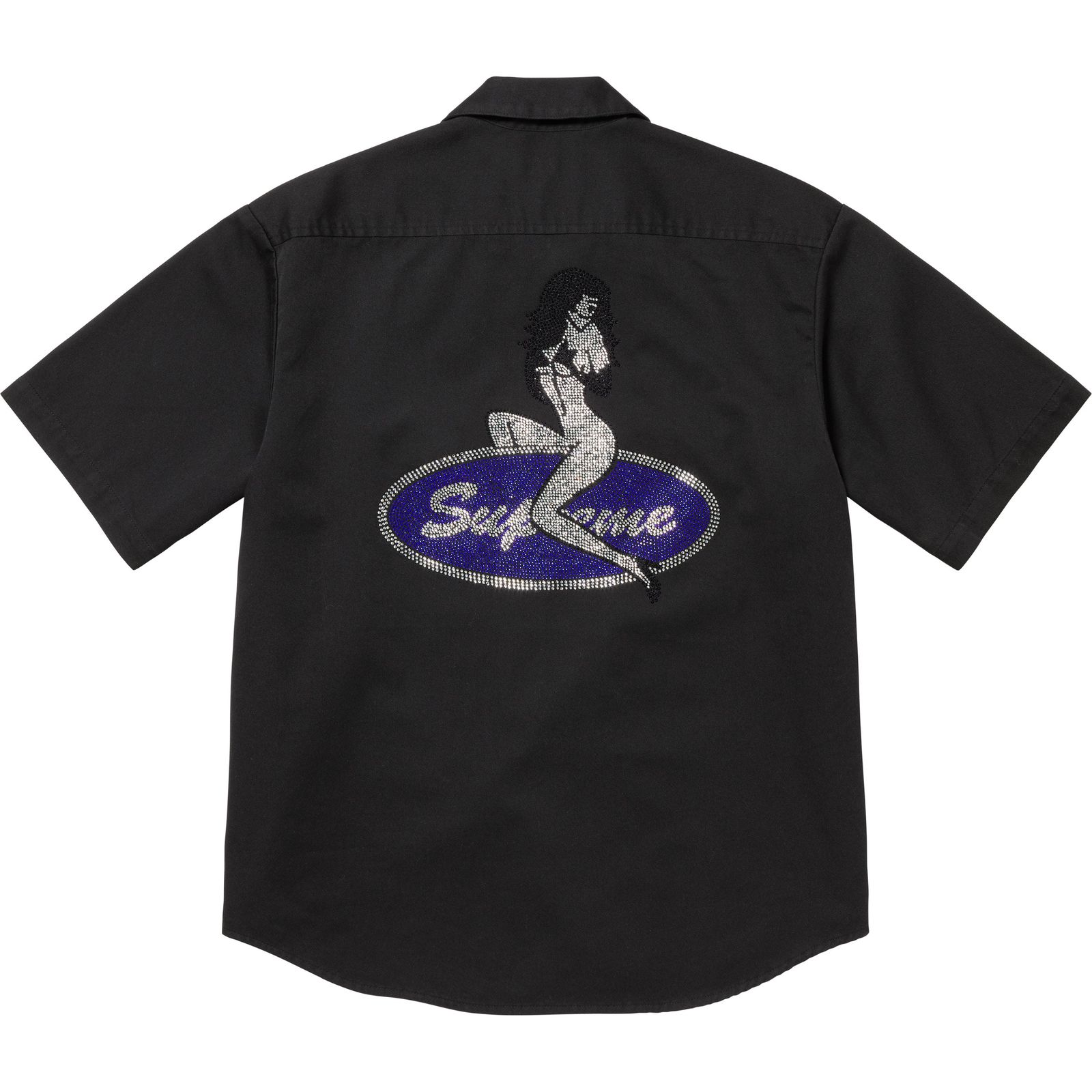 Rhinestone Pin Up S/S Work Shirt