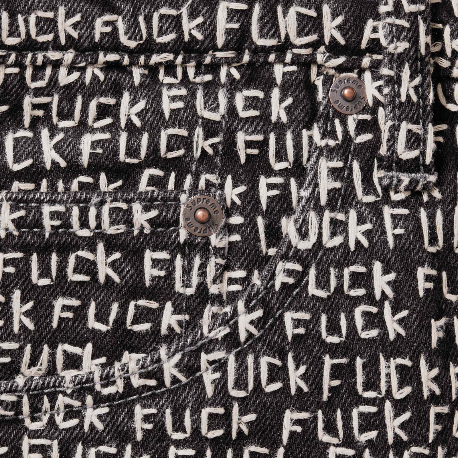 Fuck Stitch Loose Fit Jean