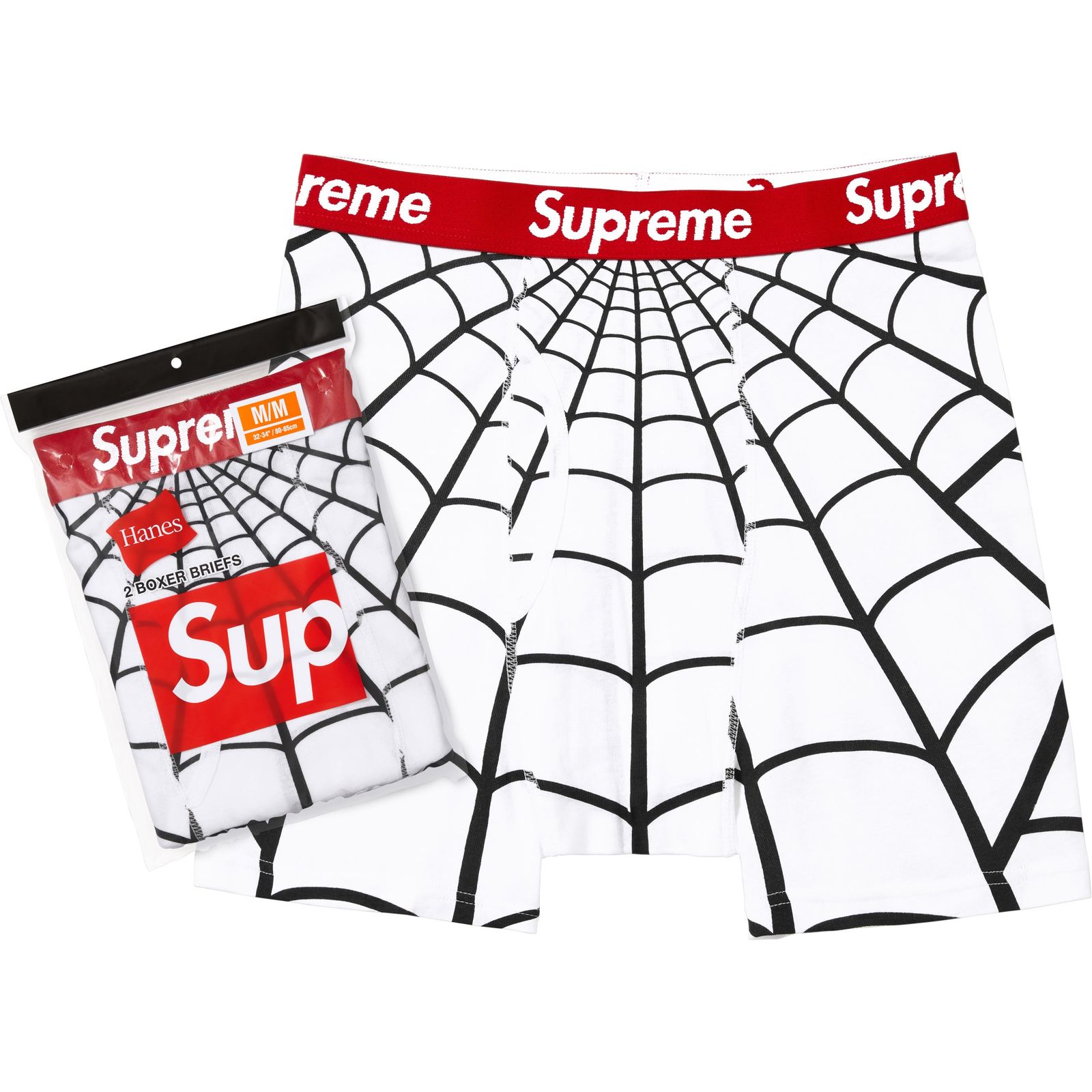 Supreme®/Hanes® Spider-Man Boxer Briefs (2 Pack)