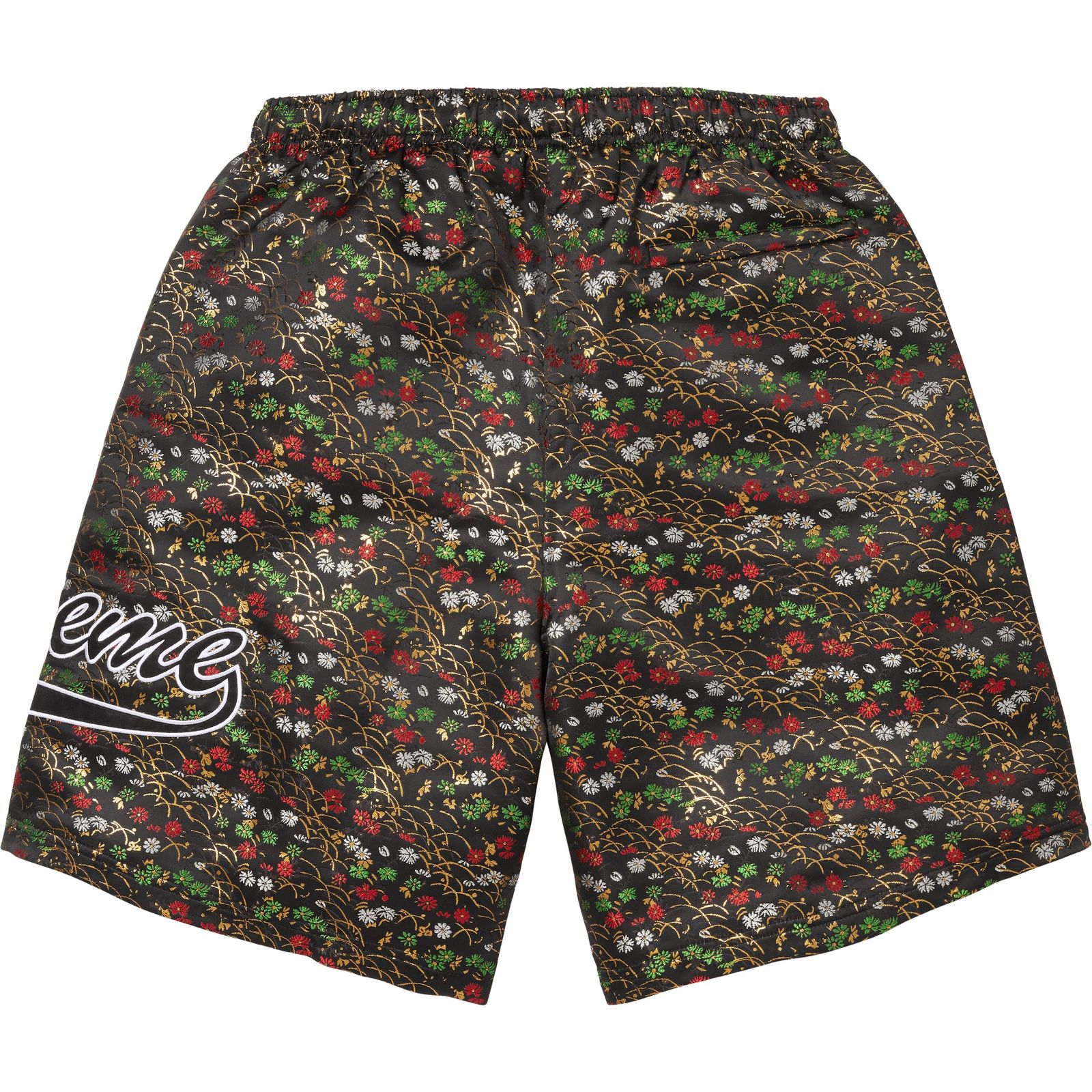 Floral Jacquard Short