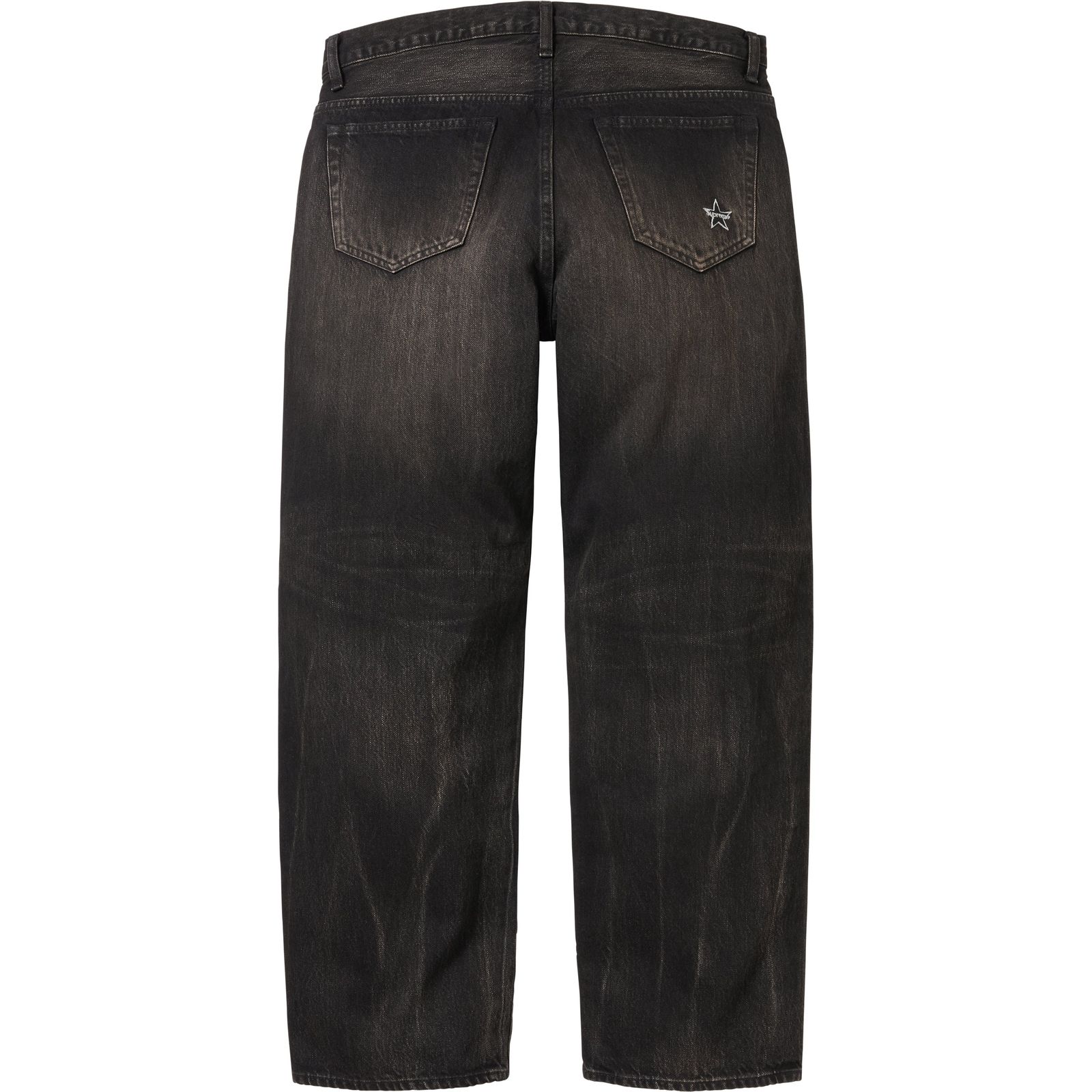 Distressed Loose Fit Selvedge Jean