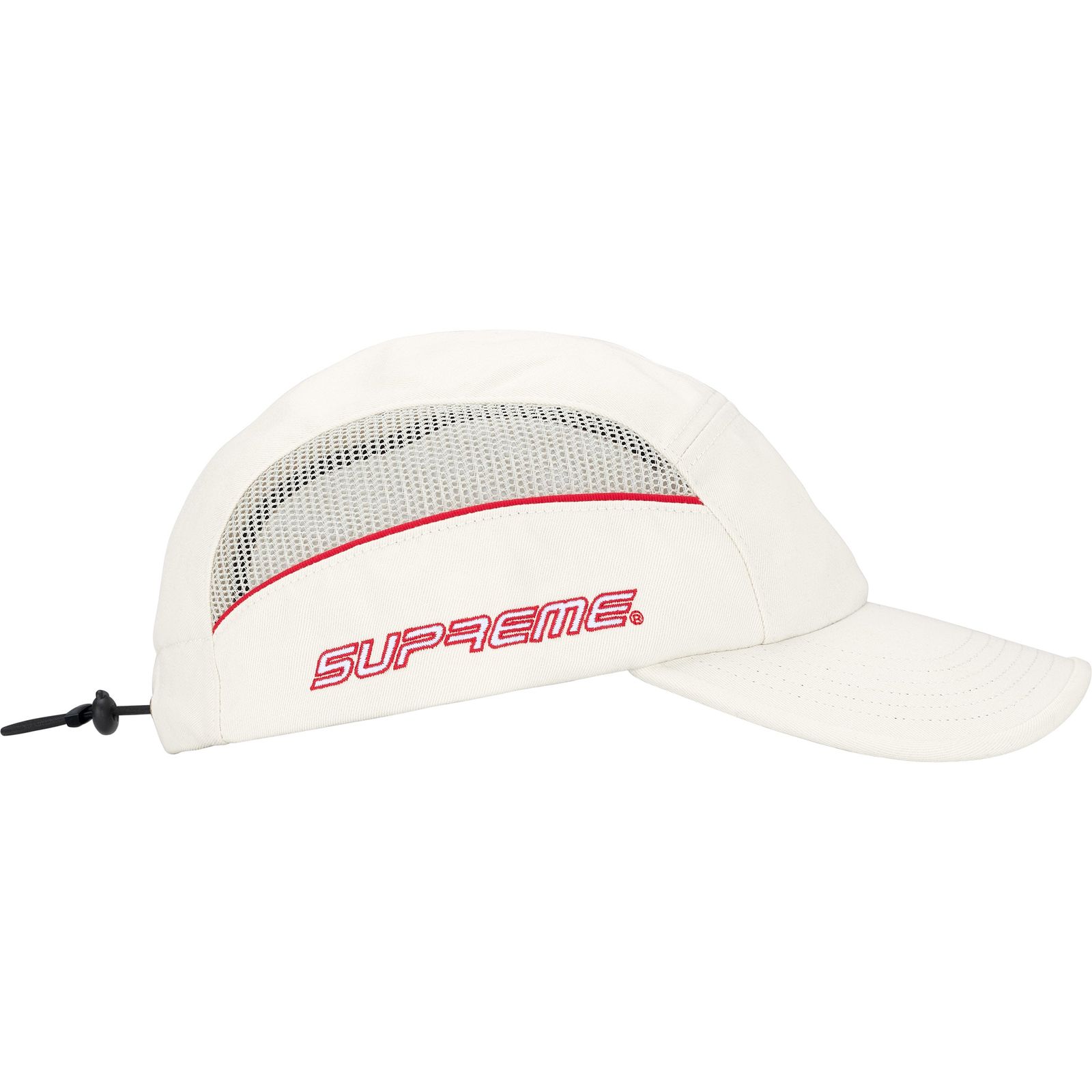 Side Mesh Piping Camp Cap