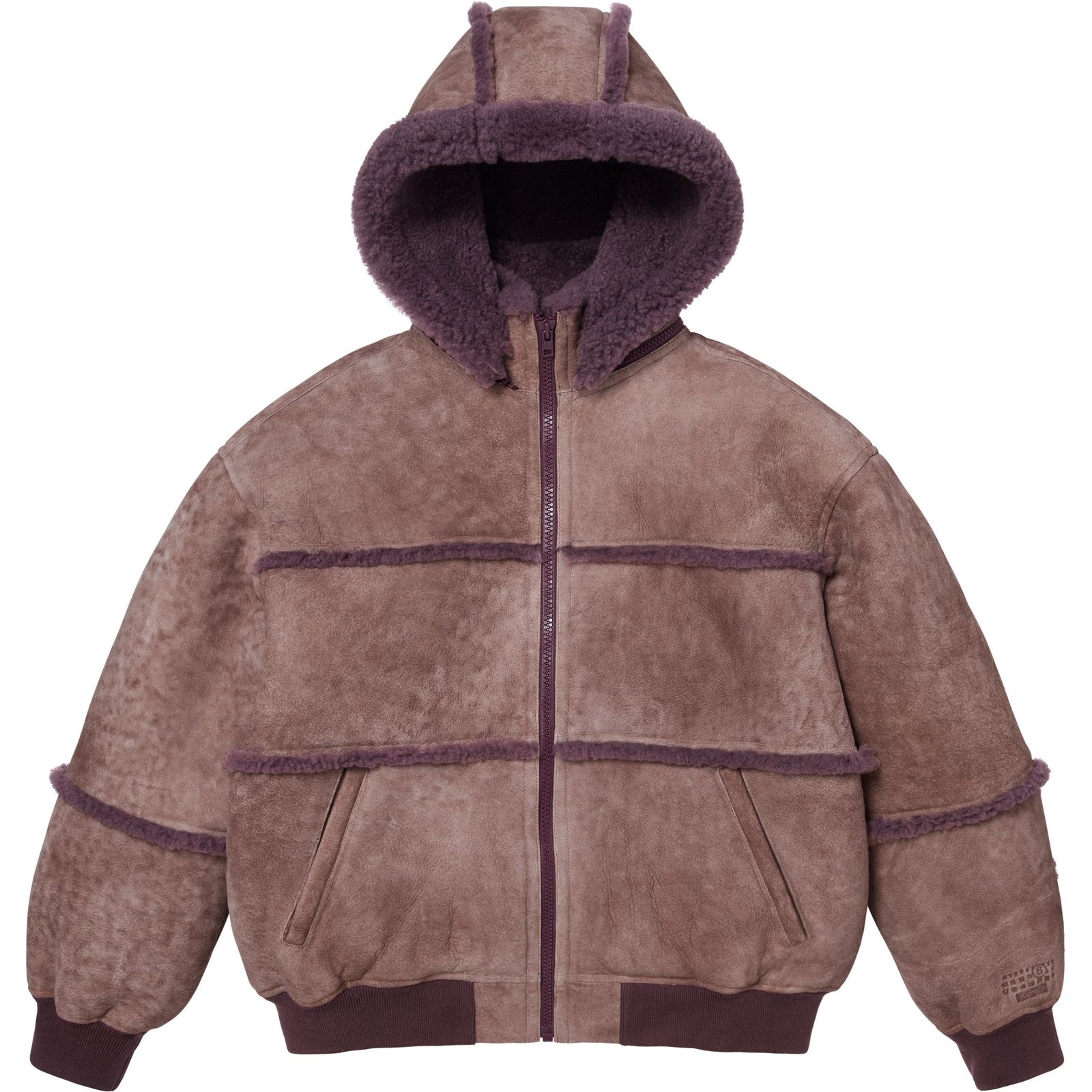 Supreme®/MM6 Maison Margiela Hooded Shearling Bomber Jacket