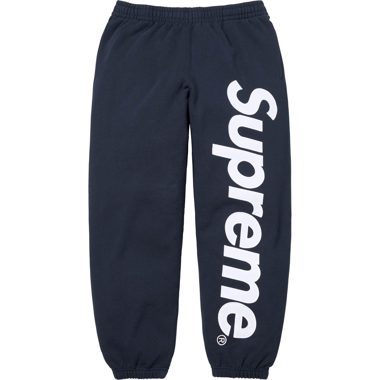 Satin Appliqué Sweatpant