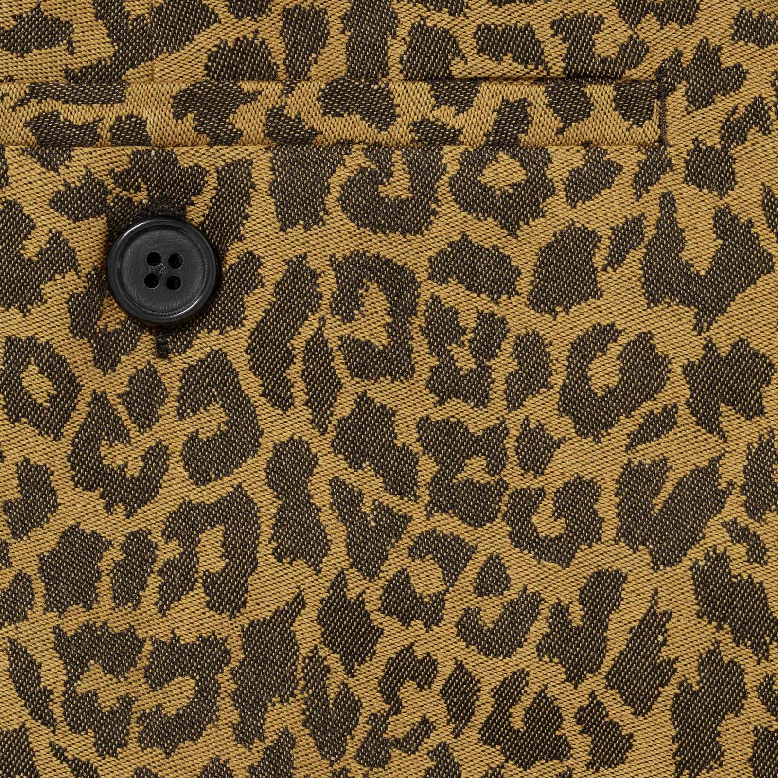 Leopard Wool Trouser