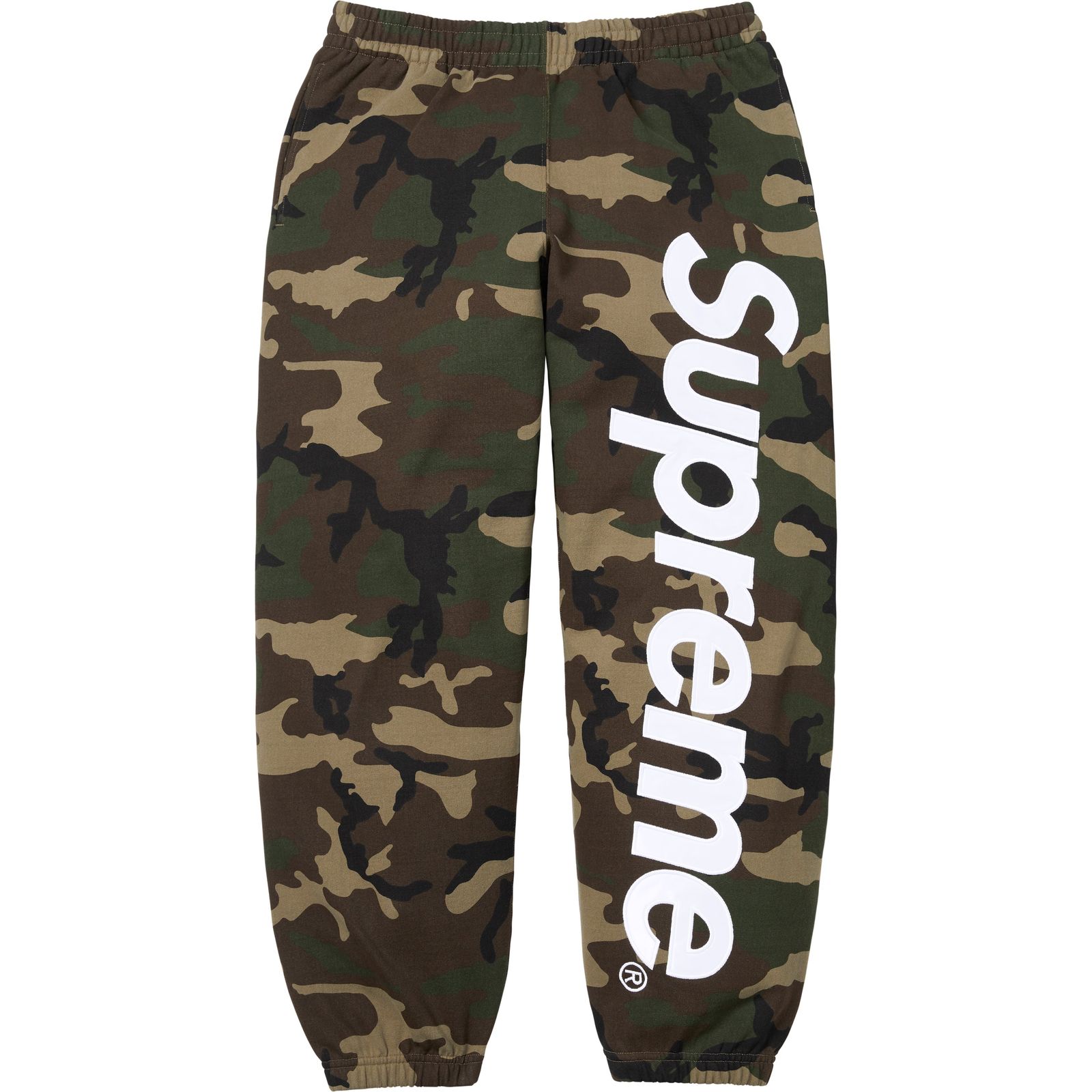 Satin Appliqué Sweatpant