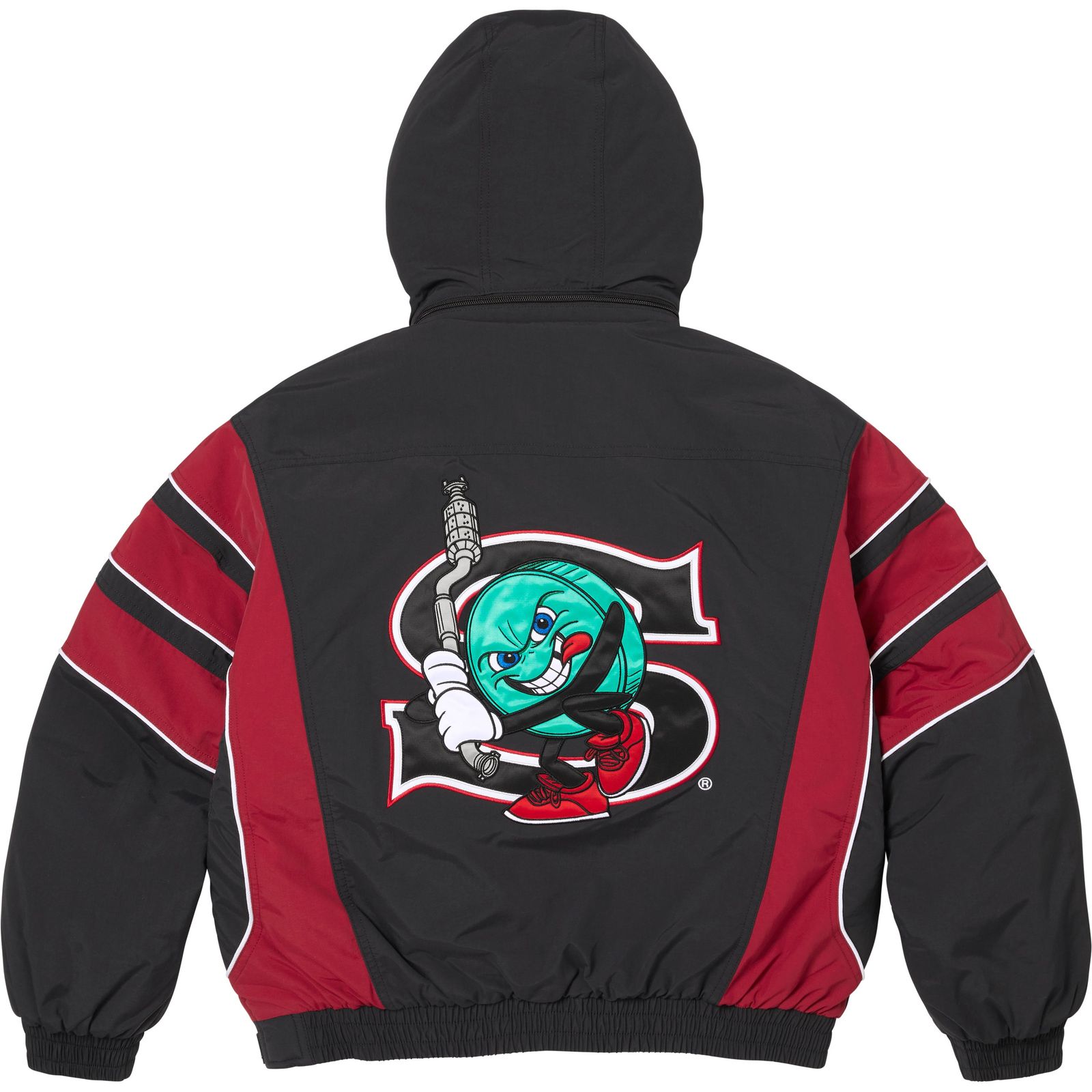 Supreme/SALEM Half Zip Stadium Jacket