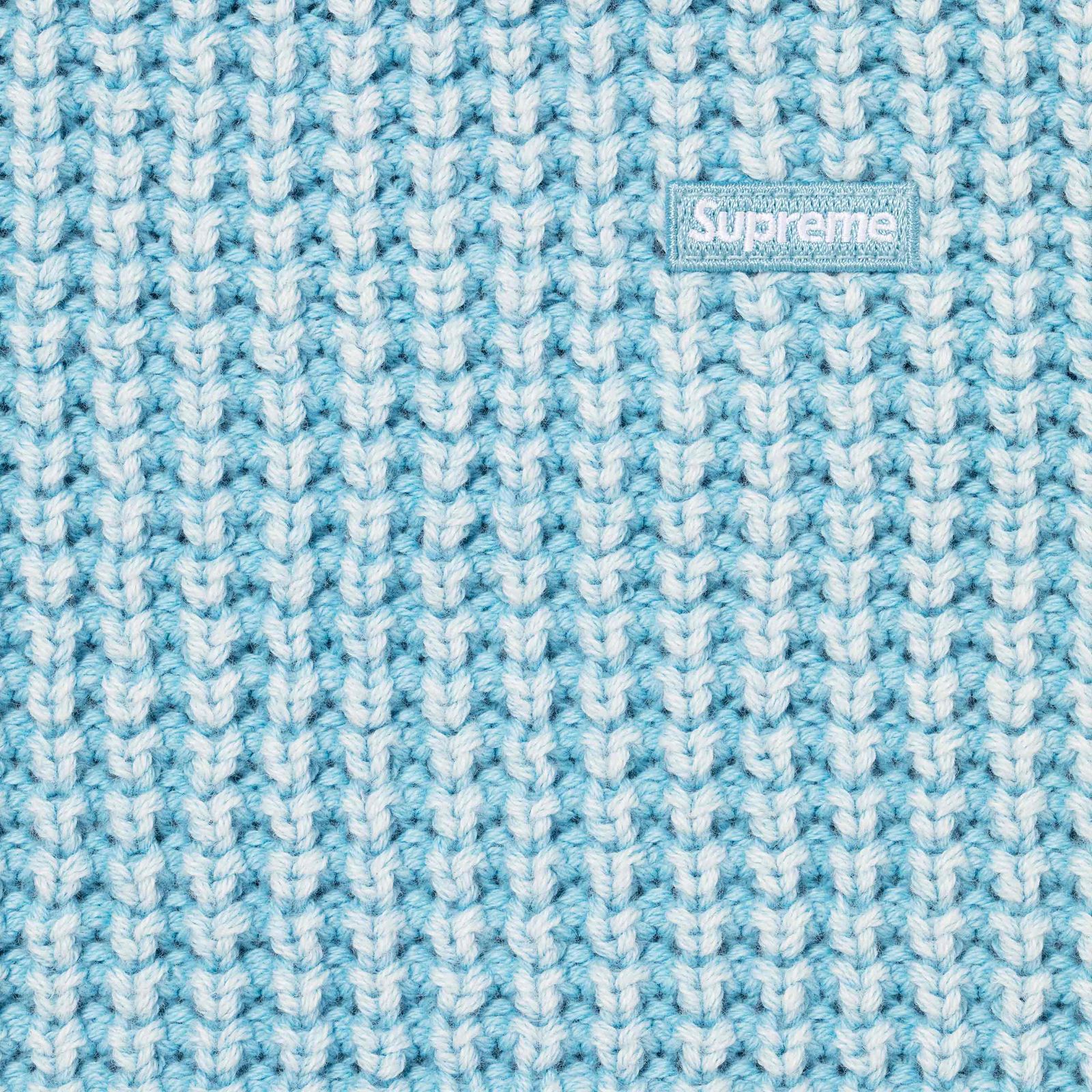 Washed Small Box Waffle Sweater