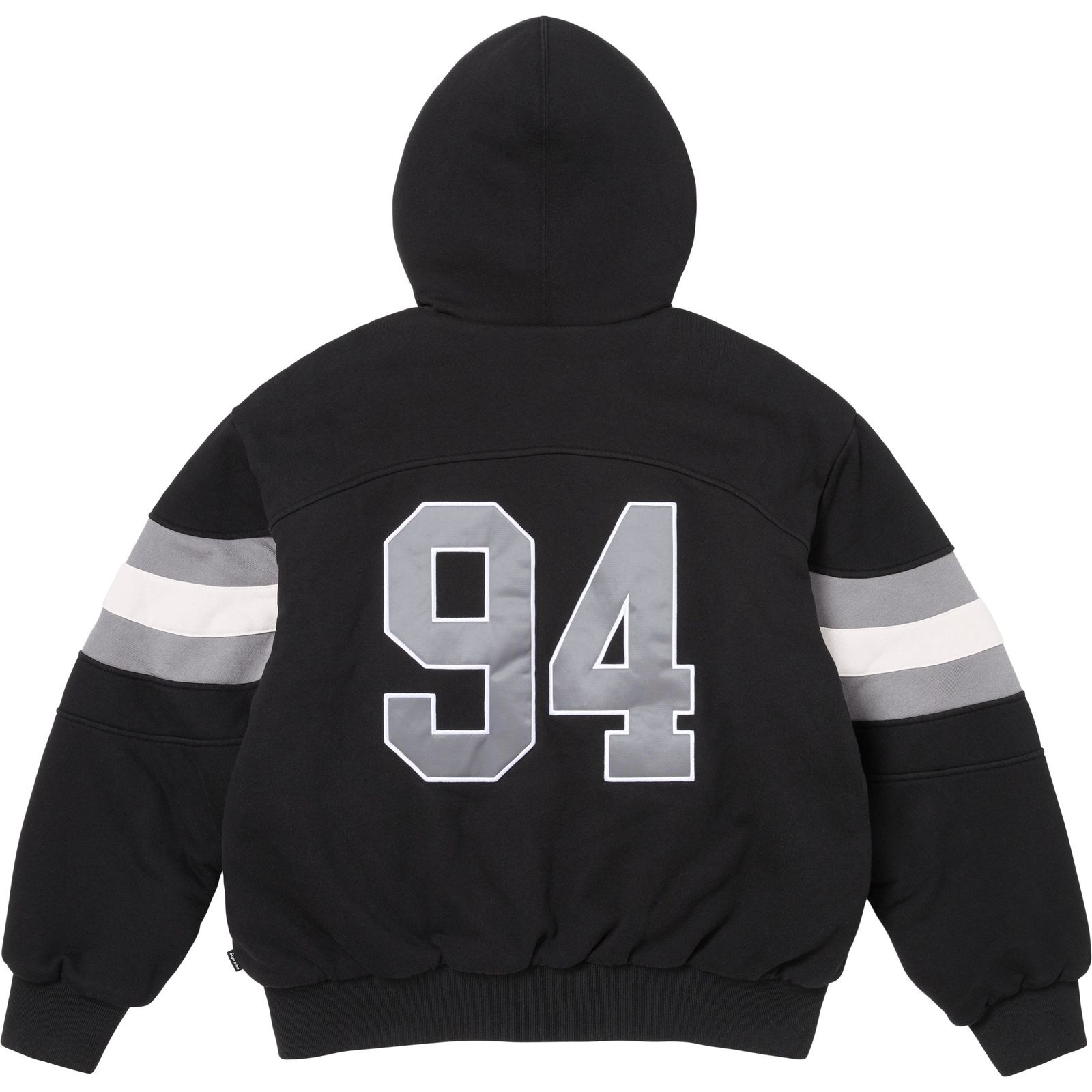 Filled Zip Up Hooded Sweatshirt