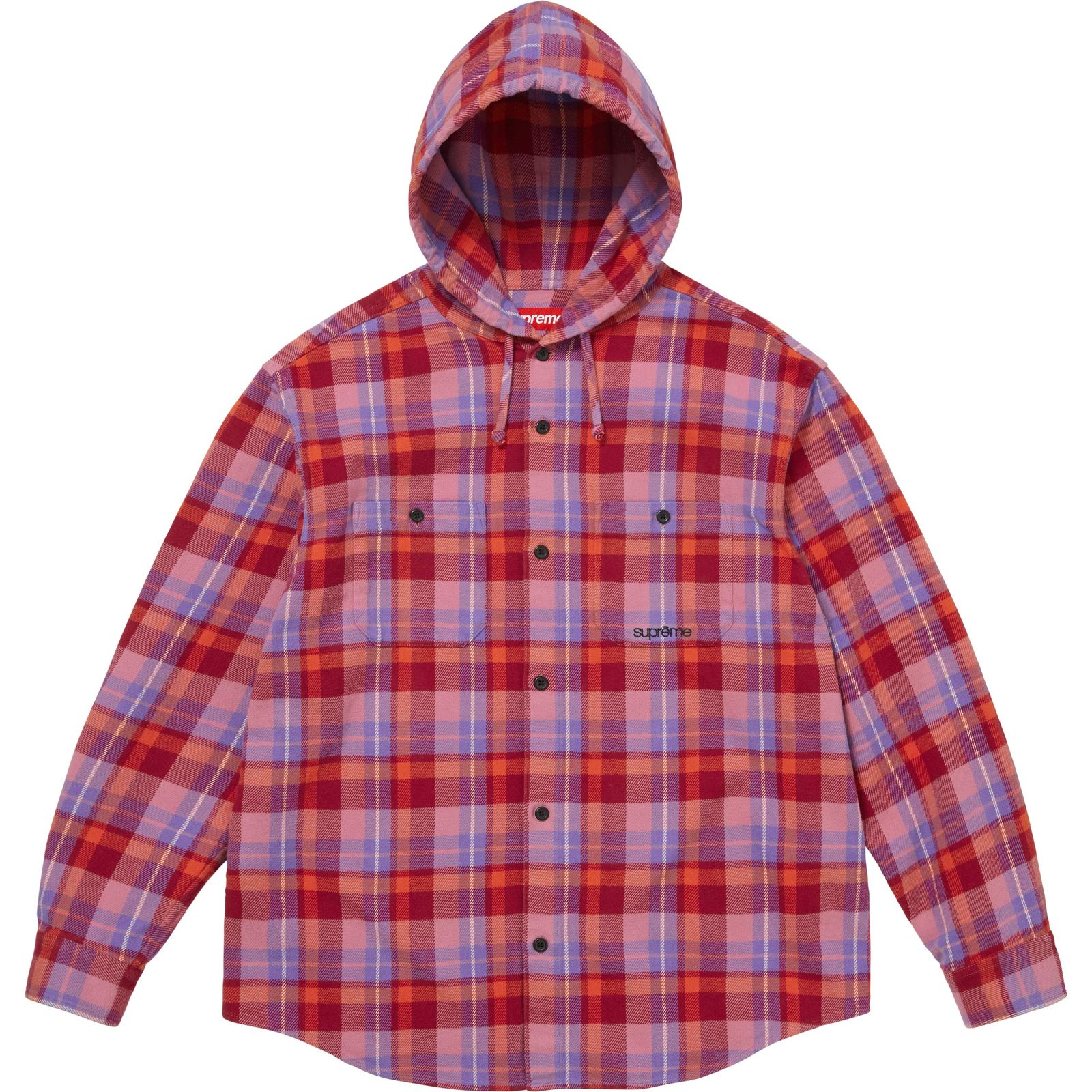 Hooded Flannel Shirt