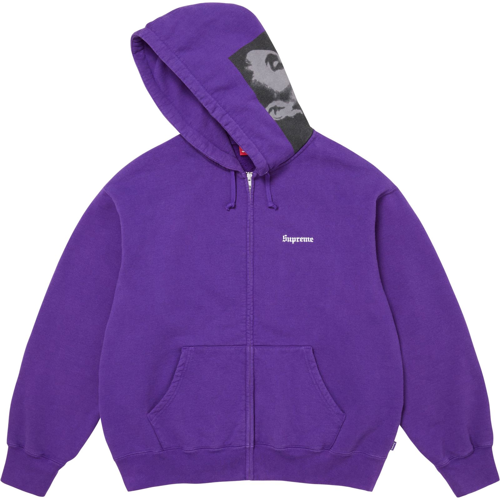 Paris Is Burning Zip Up Hooded Sweatshirt