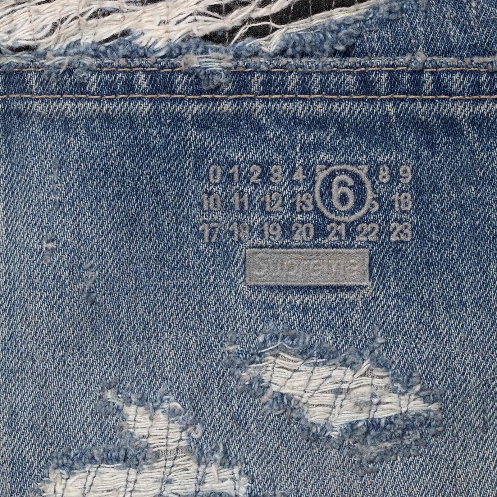 Supreme®/MM6 Maison Margiela Distressed Loose Fit Selvedge Jean