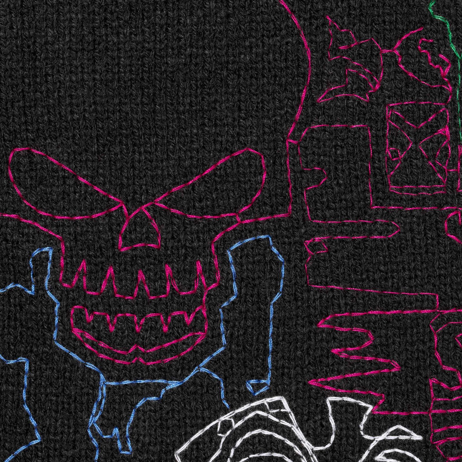 Collage Embroidered Sweater