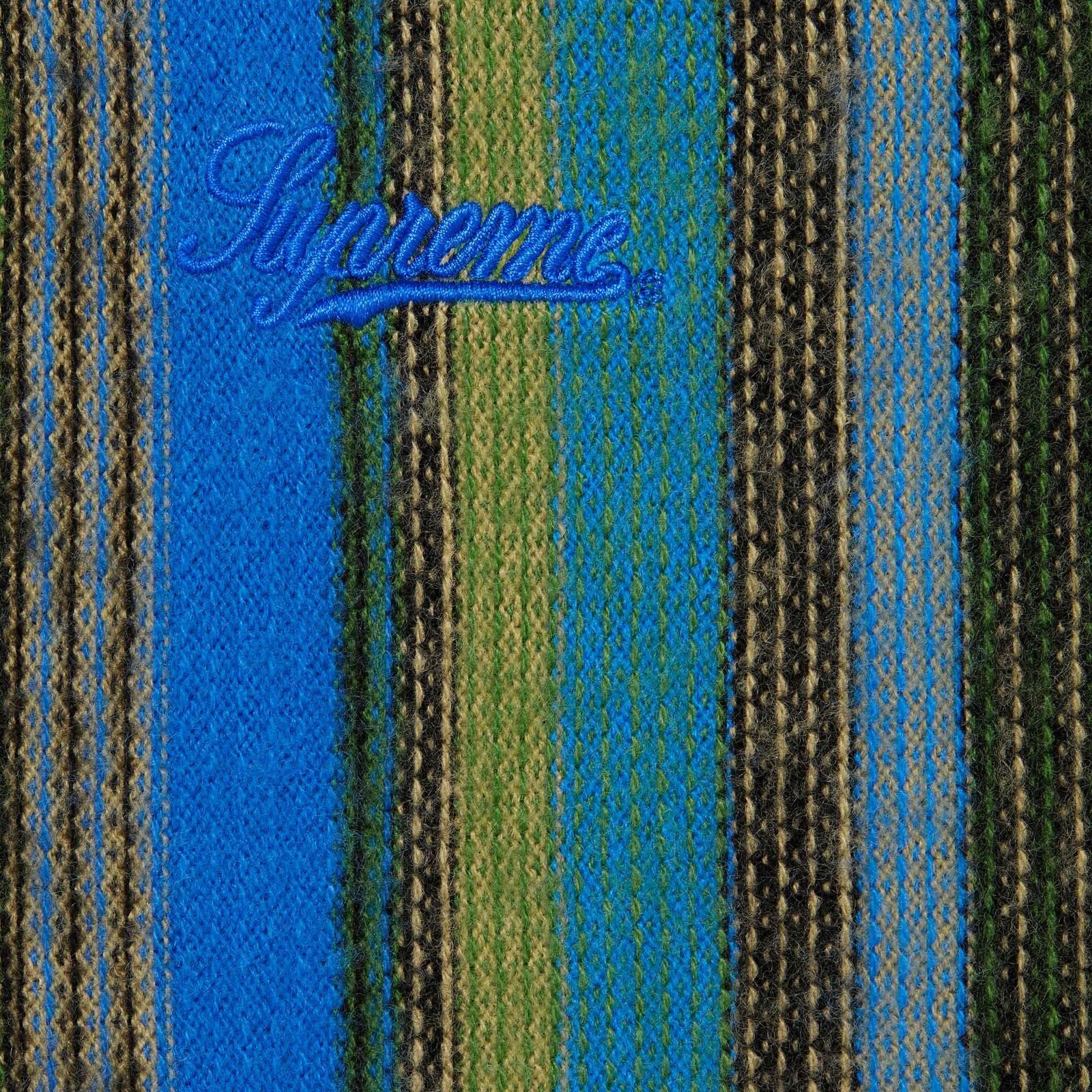 Multi Stripe Polo Sweater