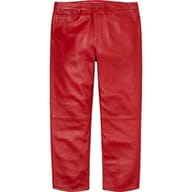 Leather 5-Pocket Jean