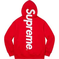 Satin Appliqué Hooded Sweatshirt
