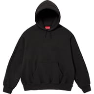 Satin Appliqué Hooded Sweatshirt