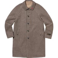Reversible Houndstooth Overcoat