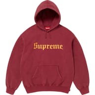 Washed Old English Hooded Sweatshirt