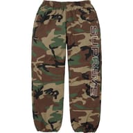 Spellout Embroidered Ripstop Track Pant