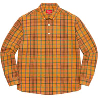 Pullover Plaid Flannel Shirt