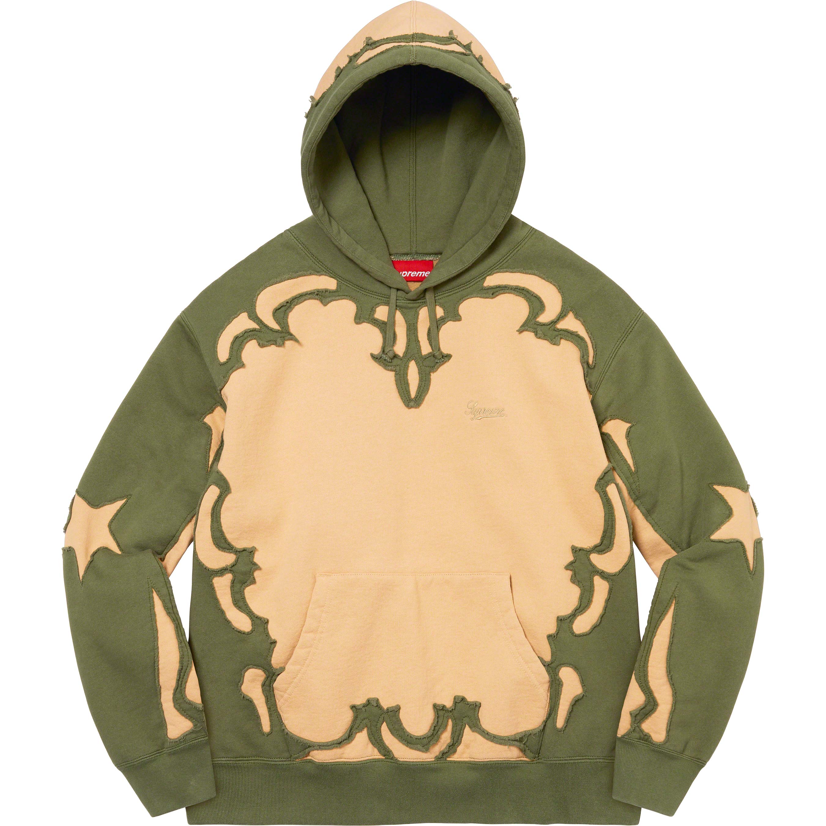 Western Cut Out Hooded Sweatshirt