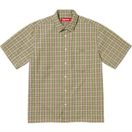 Loose Fit Mini Plaid S/S Shirt
