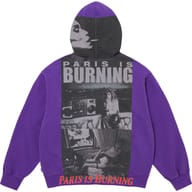 Paris Is Burning Zip Up Hooded Sweatshirt