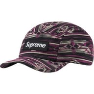 Woven Pattern Camp Cap