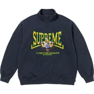 Crest Appliqué Half Zip Pullover