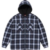 Lined Zip Up Hooded Flannel Shirt