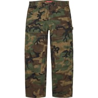 Jacquard Logos Double Knee Denim Painter Jean