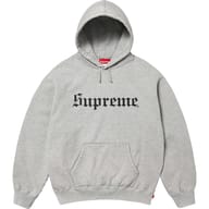 Washed Old English Hooded Sweatshirt