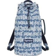 Fat Tip Jacquard Denim Backpack