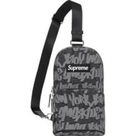 Fat Tip Jacquard Denim Sling Bag
