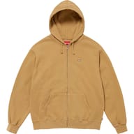 Overdyed Small Box Zip Up Hooded Sweatshirt