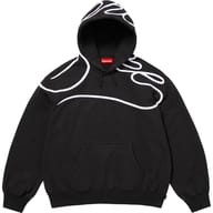 Shoulder Script Hooded Sweatshirt