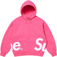Big Logo Zip Up Hooded Sweatshirt