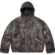 Supreme®/Marithé + François Girbaud Hooded Leather Flight Bomber Jacket